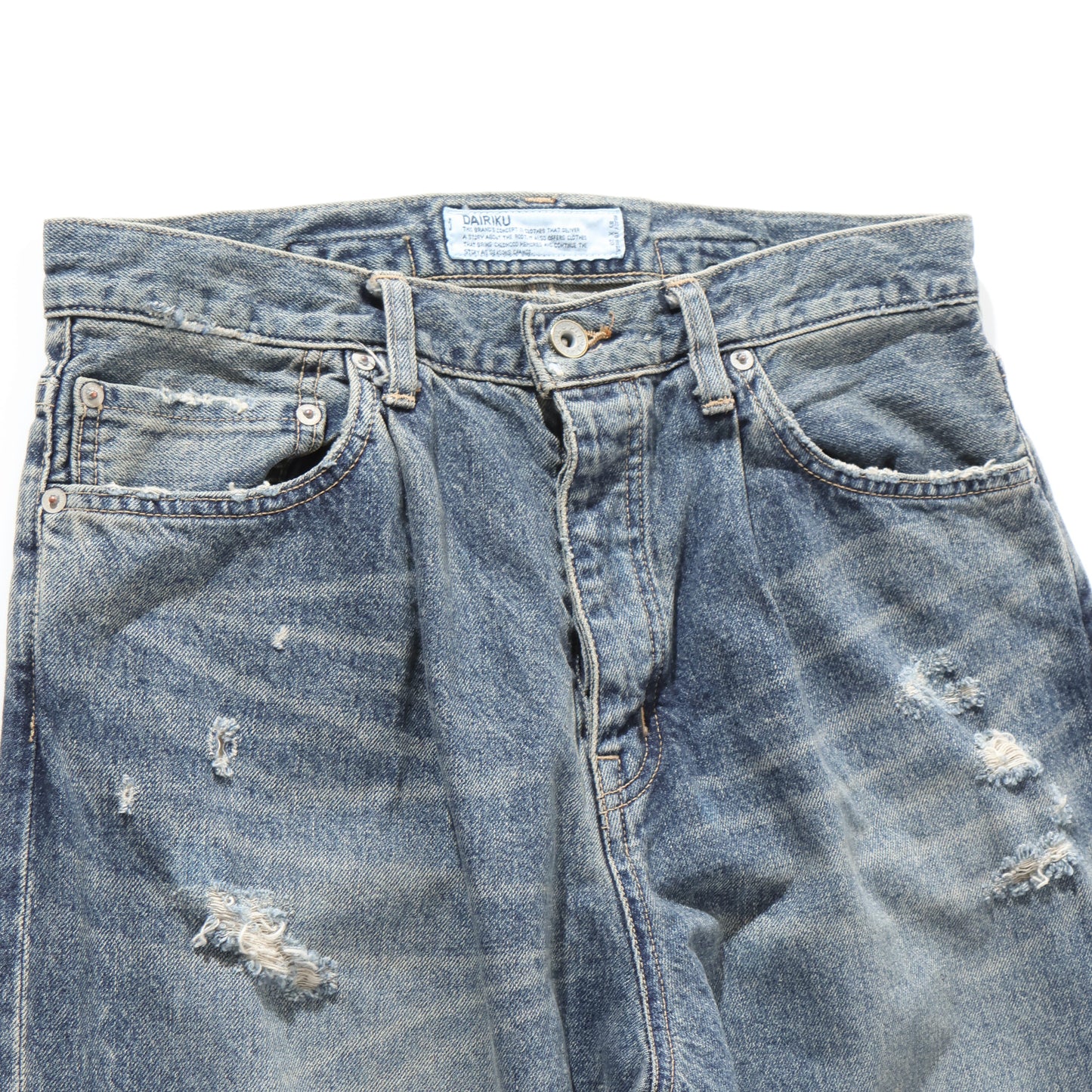 Super Damage Wide Denim Pants