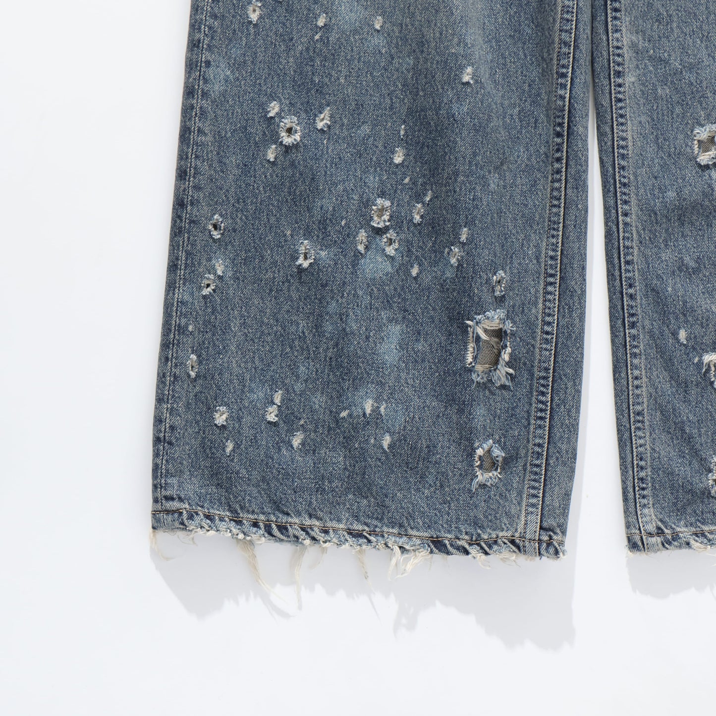 Super Damage Wide Denim Pants