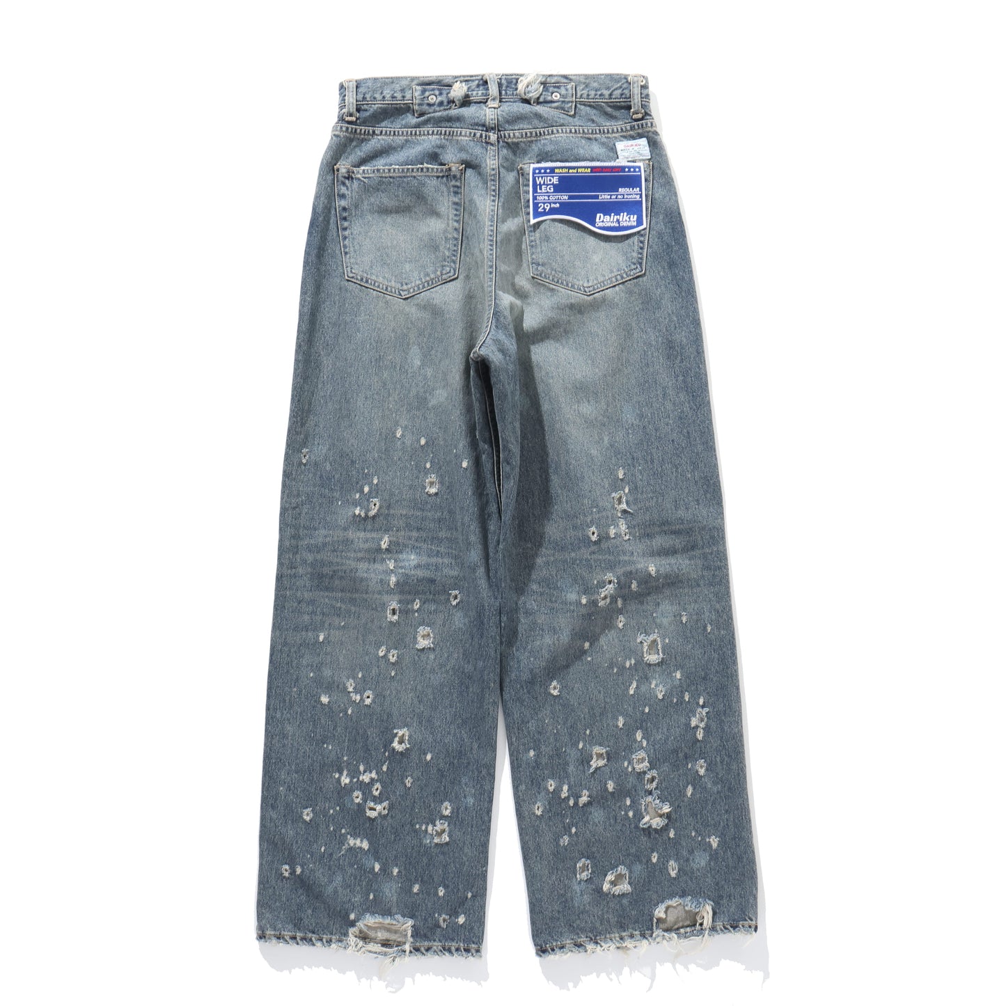 Super Damage Wide Denim Pants