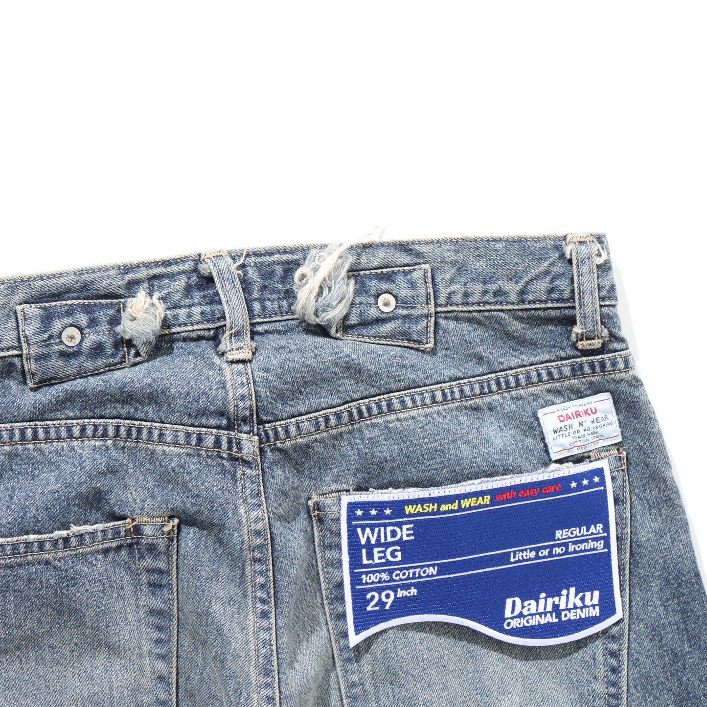 Super Damage Wide Denim Pants