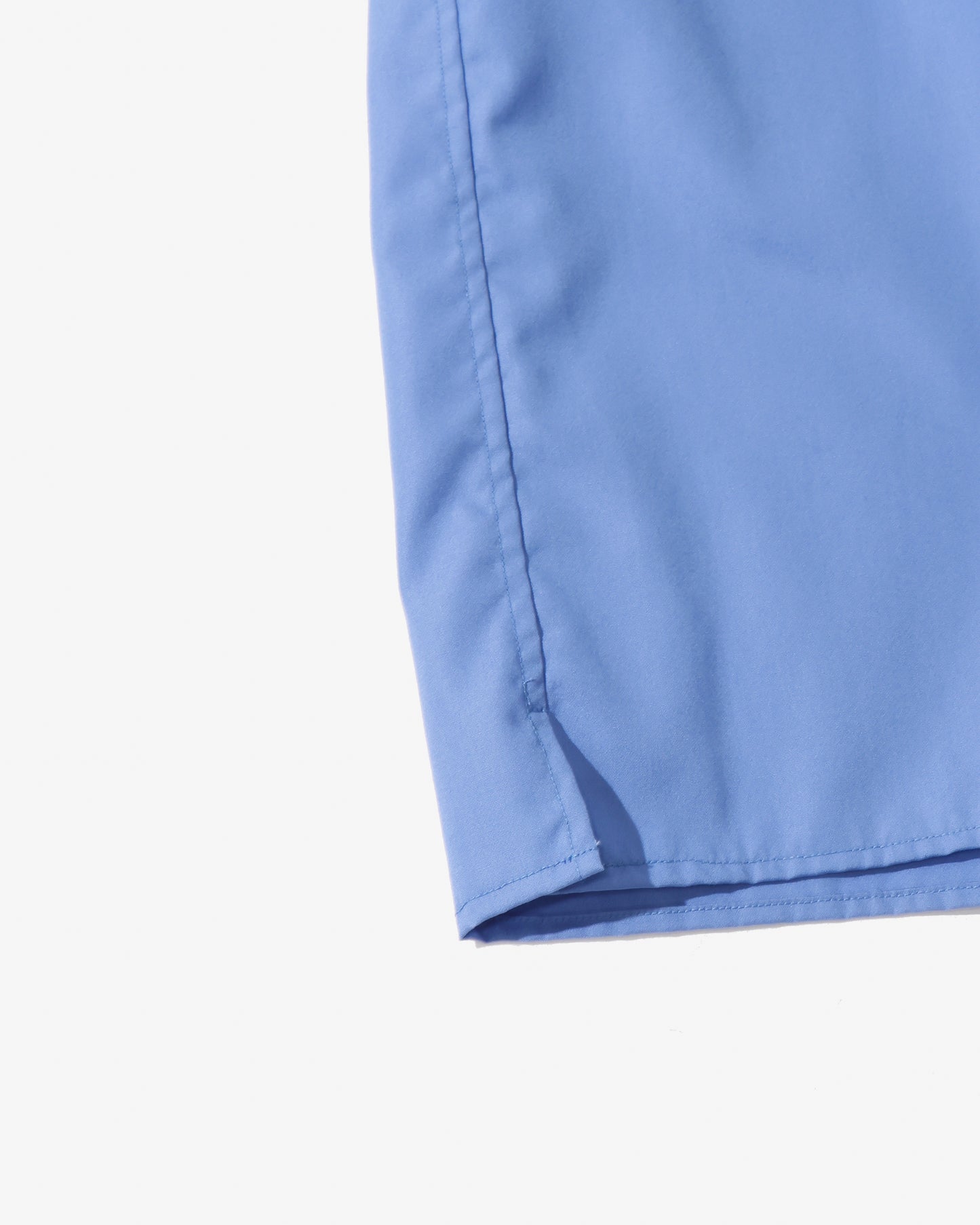 Cotton Broad Half-Sleeve Shirt SaxeBlue