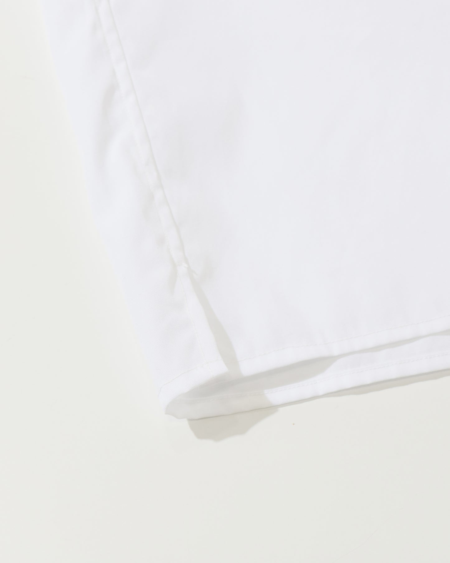 Cotton Broad Half-Sleeve Shirt White