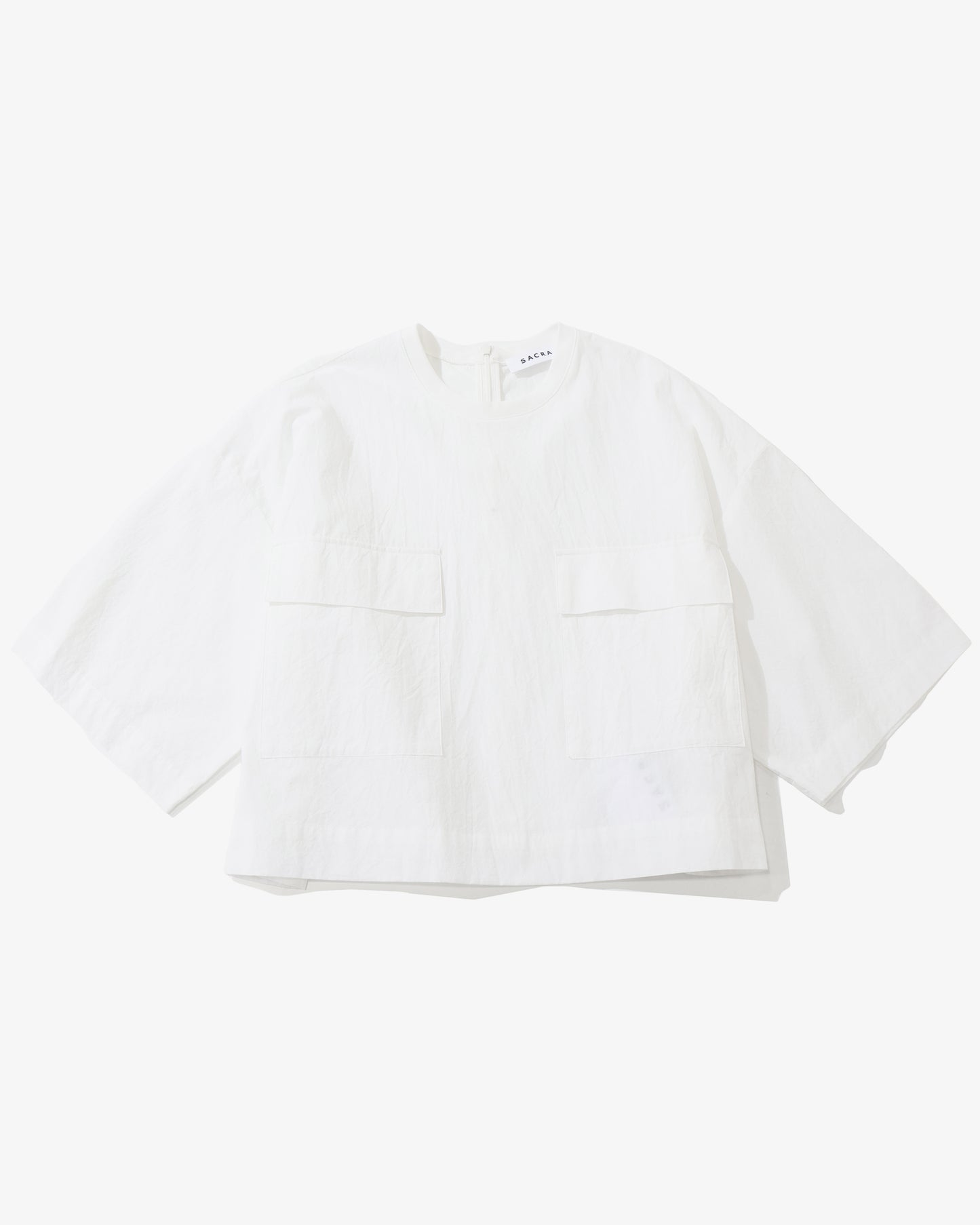 H.COUNT COTTON TUMBLE CROPPED TOP