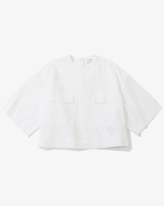 H.COUNT COTTON TUMBLE CROPPED TOP