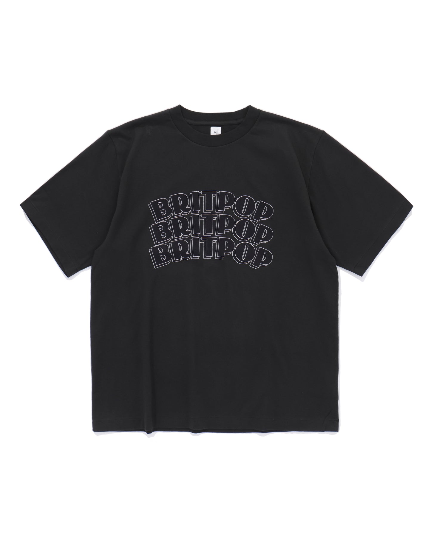 BRITPOP Print Tee STANDARD InkBlack×Black-PT