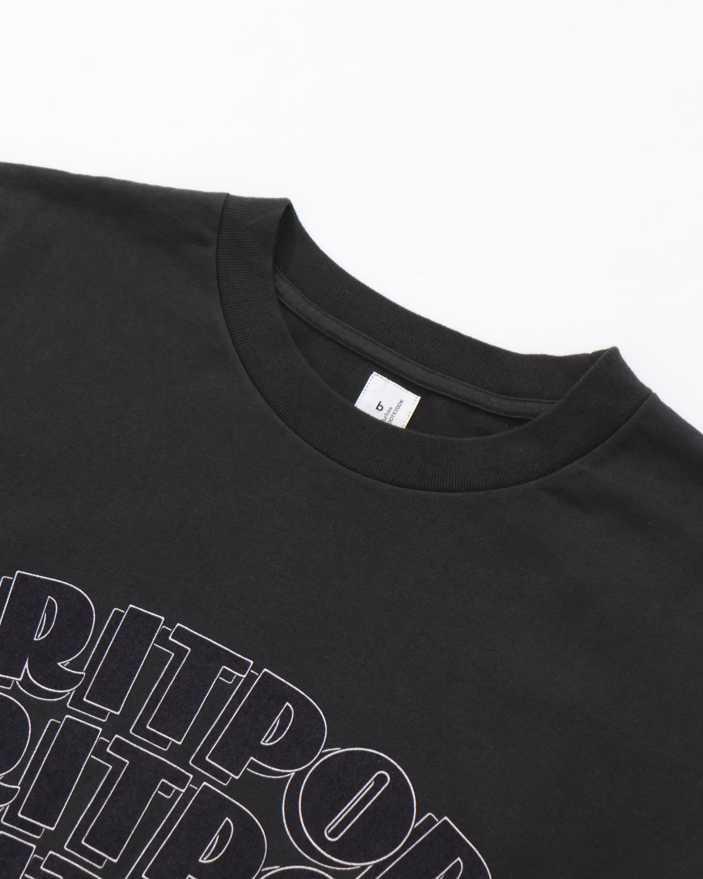 BRITPOP Print Tee STANDARD InkBlack×Black-PT