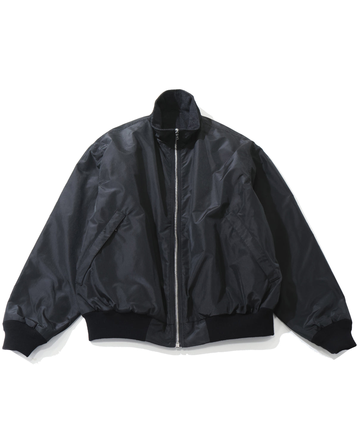 Silk Poly Contempo Jacket BLACK