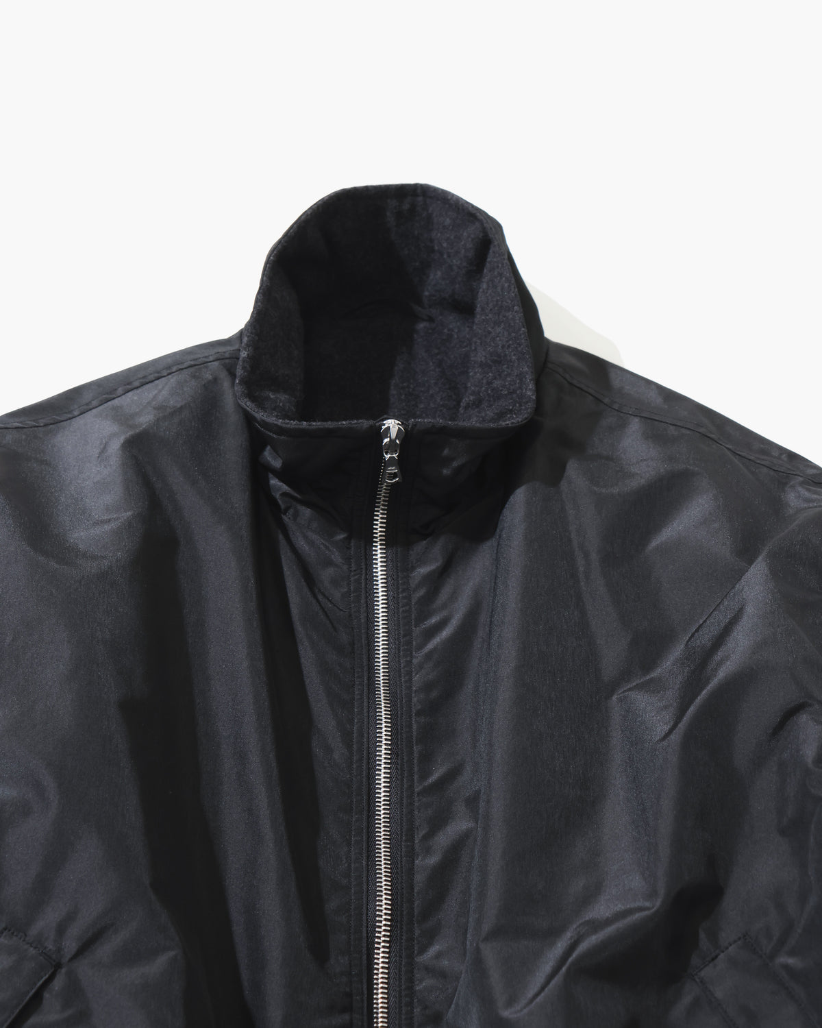 Silk Poly Contempo Jacket BLACK