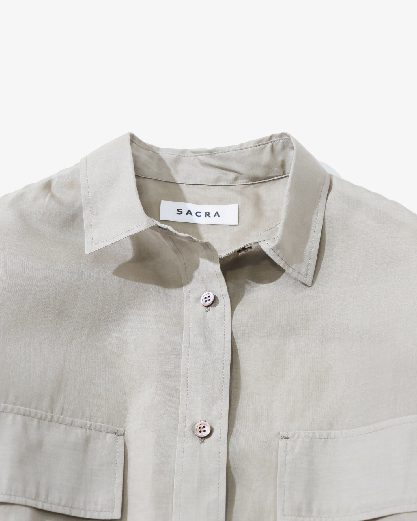 PREMIUM SILK COTTON CROPPED SHIRT