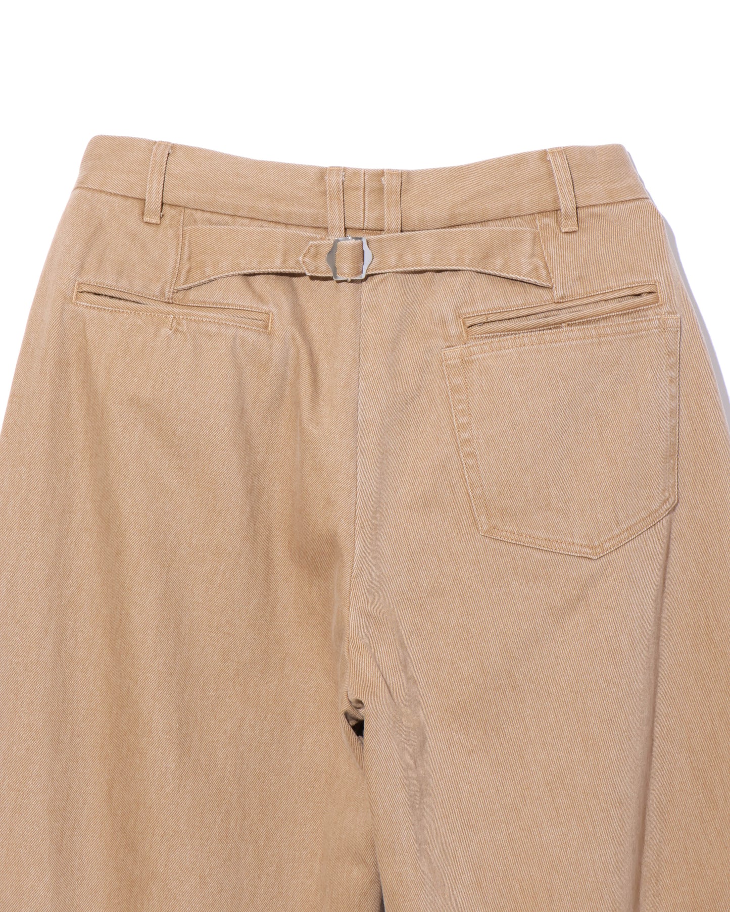 ”D” Buckle Super Wide Chino Pants
