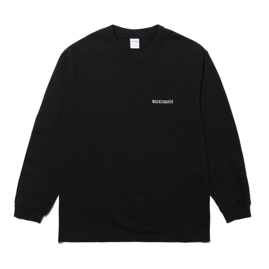 WASHED HEAVY WEIGHT CREW NECK LONG SLEEVE T-SHIRT