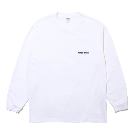 WASHED HEAVY WEIGHT CREW NECK LONG SLEEVE T-SHIRT