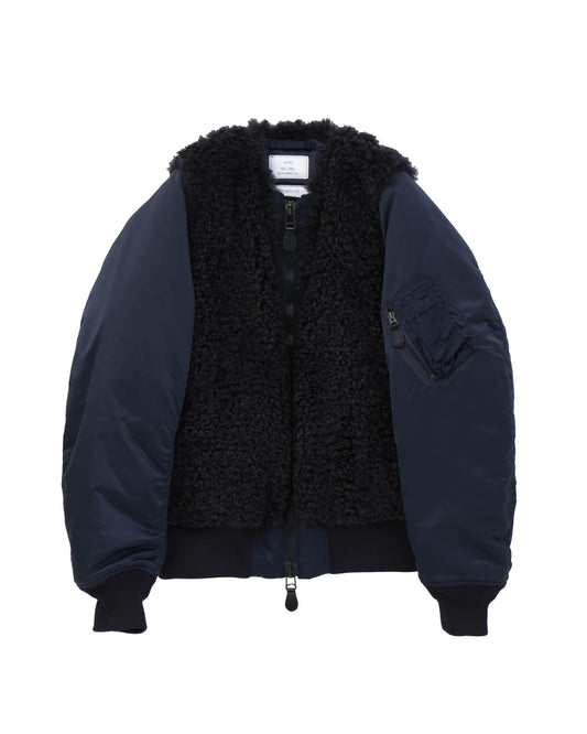 FAUX SHEARLING TYPE MA-1 JACKET 17533