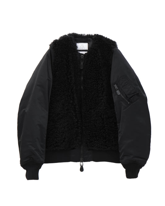 FAUX SHEARLING TYPE MA-1 JACKET 17533