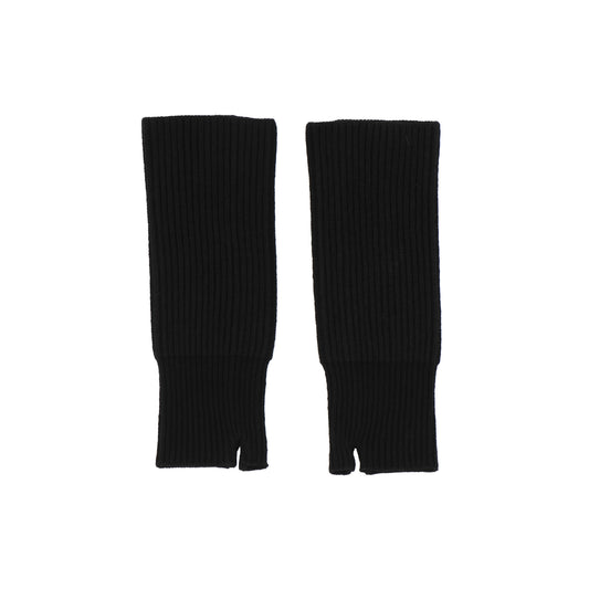 RIBBED KNIT WOOL ARM WARMERS 11414