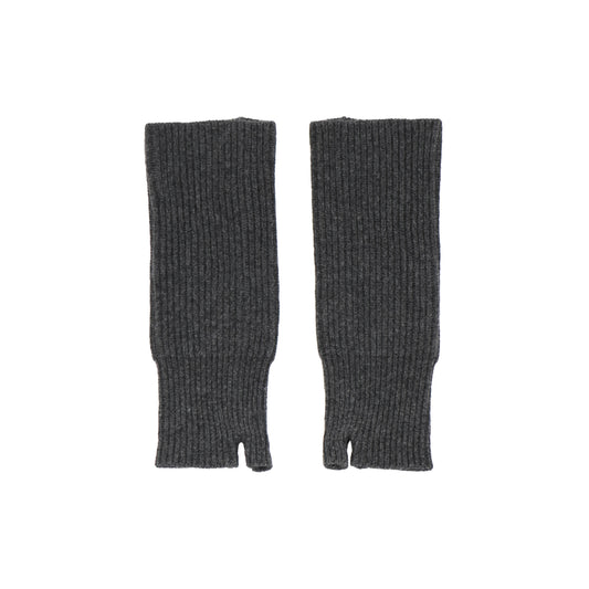 RIBBED KNIT WOOL ARM WARMERS 11414