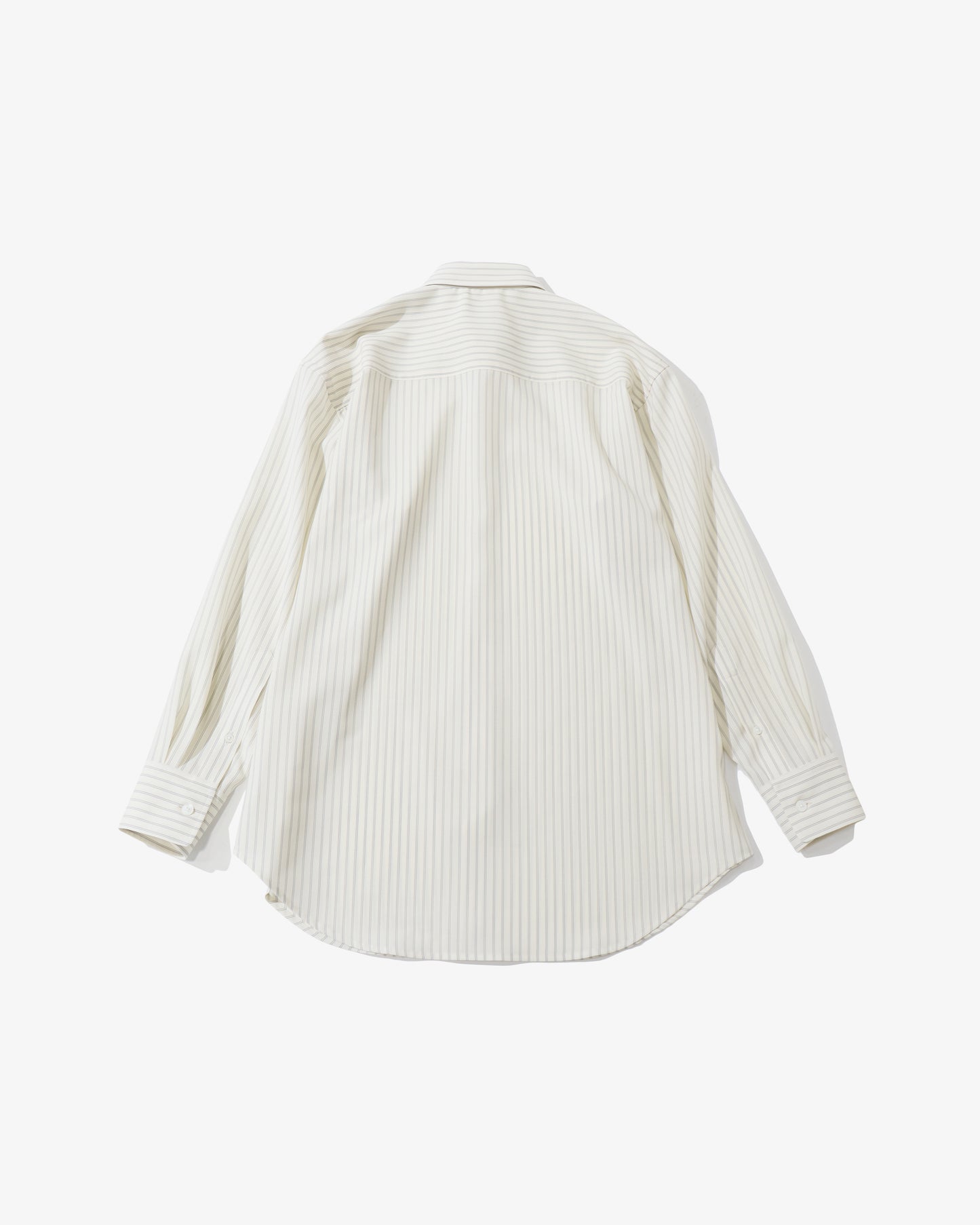 SUPER FINE WOOL STRIPE SHIRT