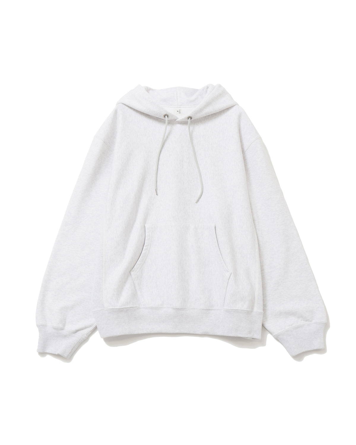Soft&Hard Sweat Hoodie P/O HeatherWhite