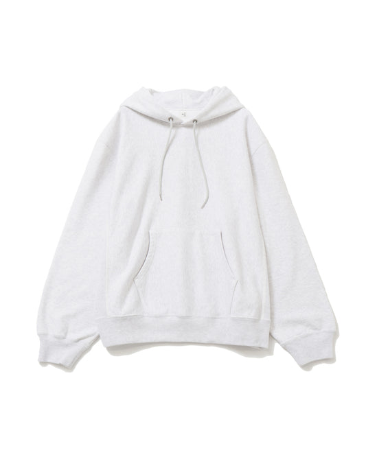 Soft&Hard Sweat Hoodie P/O HeatherWhite