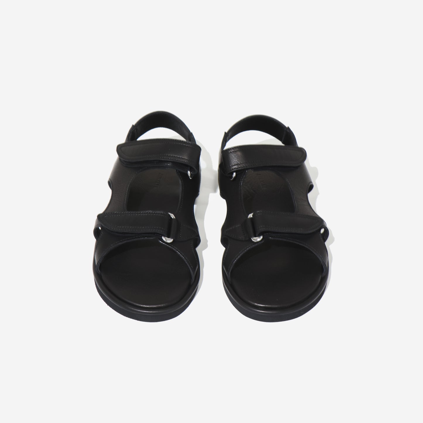 SOFT LEATHER DOUBLE STRAP SANDALS