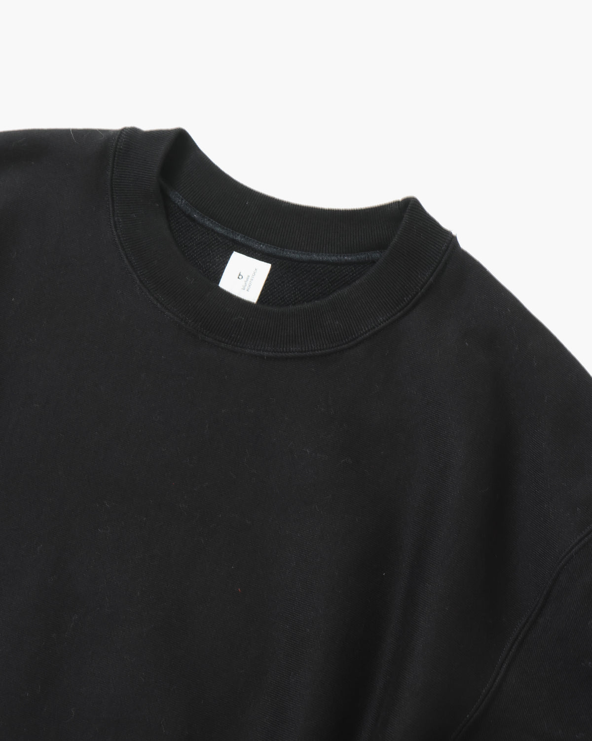 Soft&Hard Sweat Crew-neck P/O Black