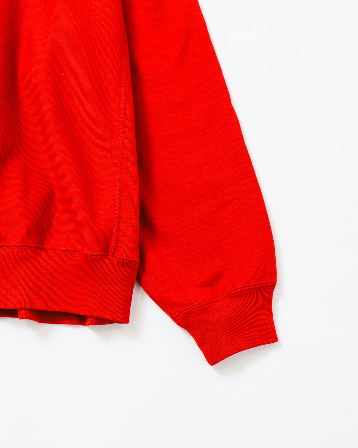 Soft&Hard Sweat Crew-neck P/O DarkRed