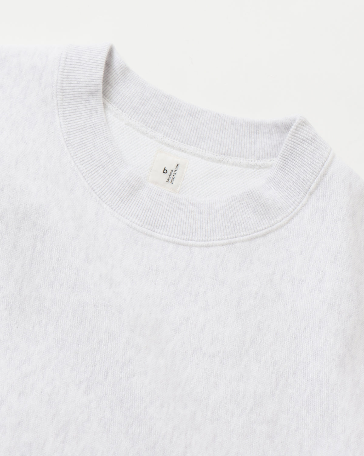 Soft&Hard Sweat Crew-neck P/O HeatherWhite