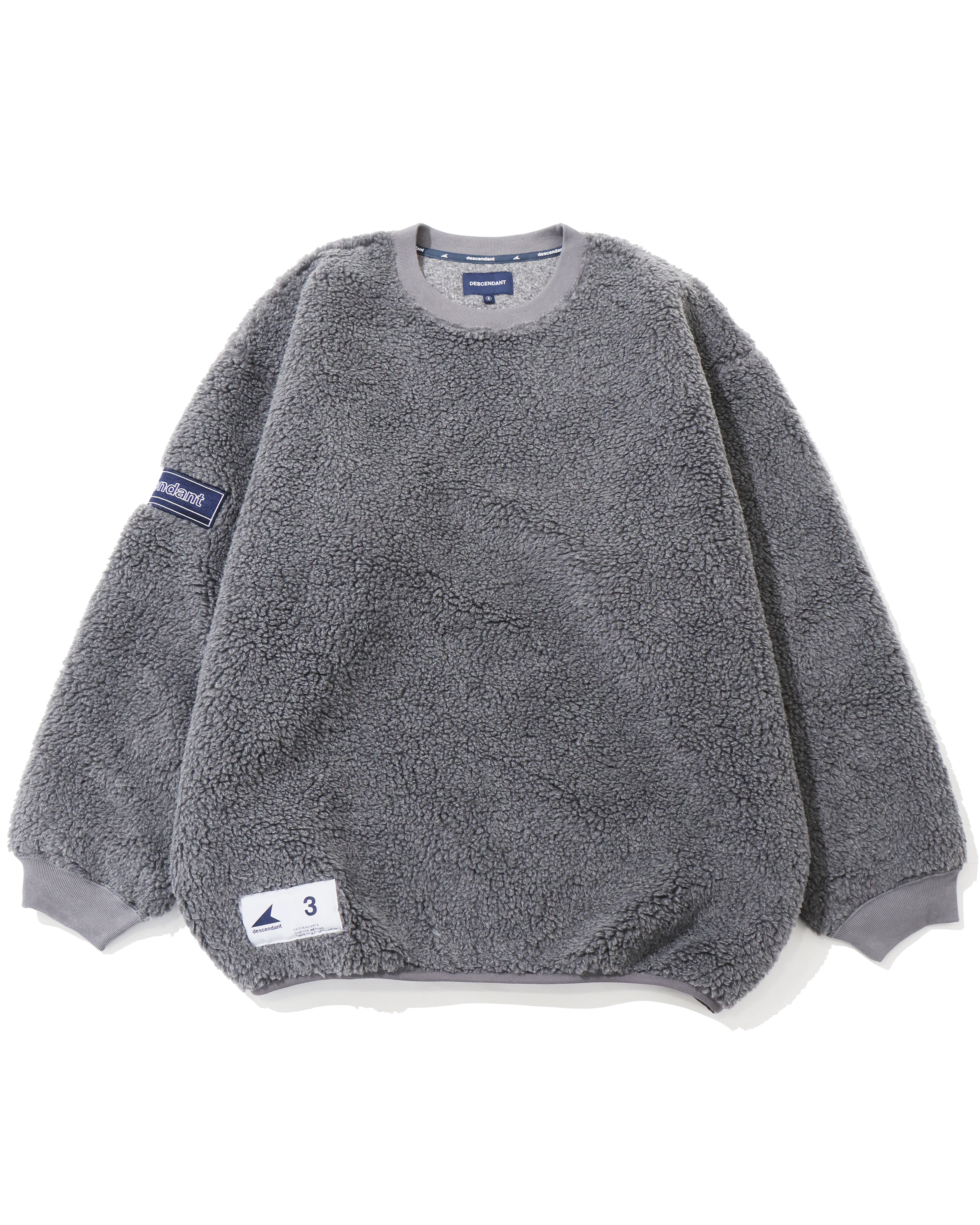 HORIZON FLEECE CREW NECK GRAY – TIME AFTER TIME