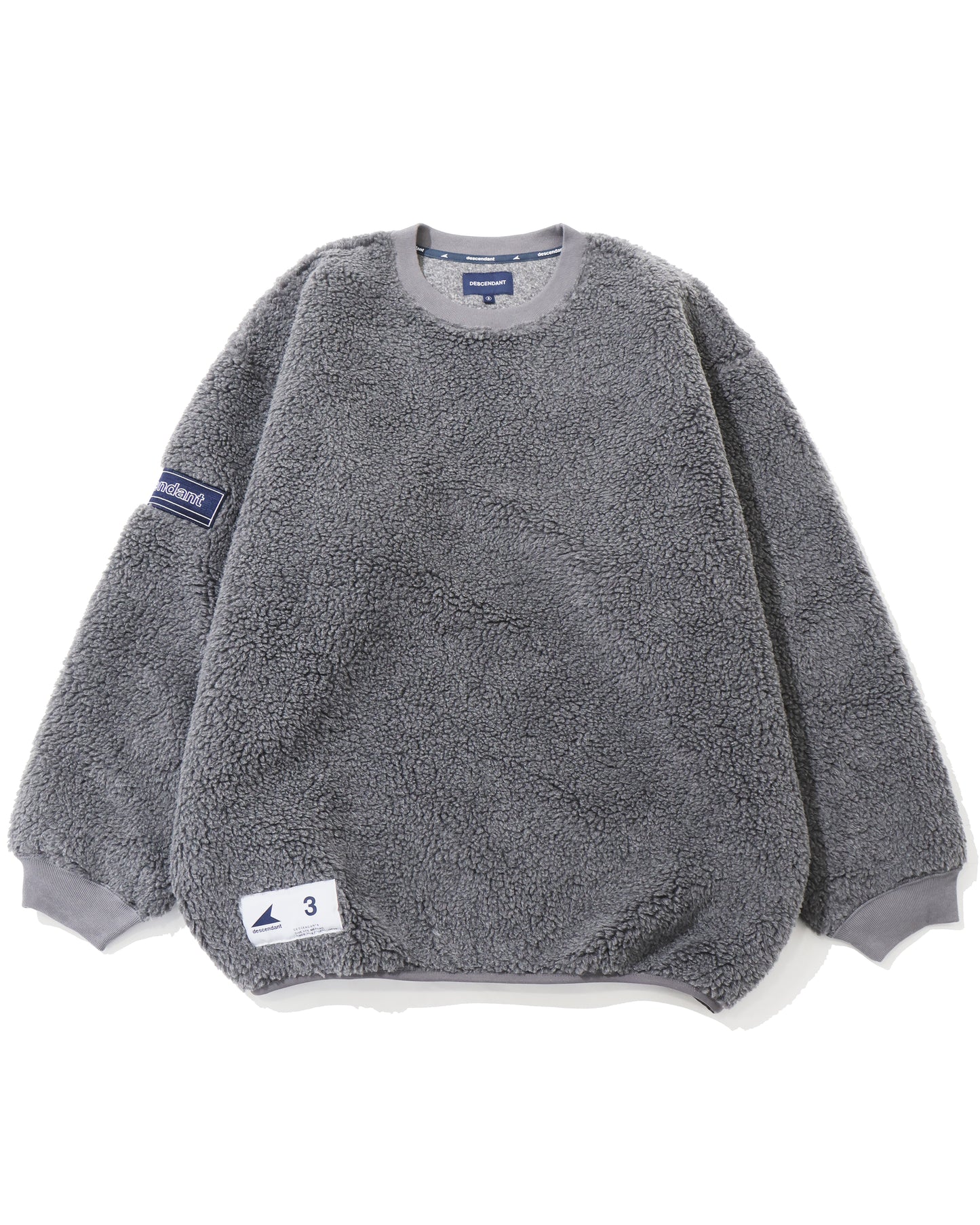 HORIZON FLEECE CREW NECK GRAY