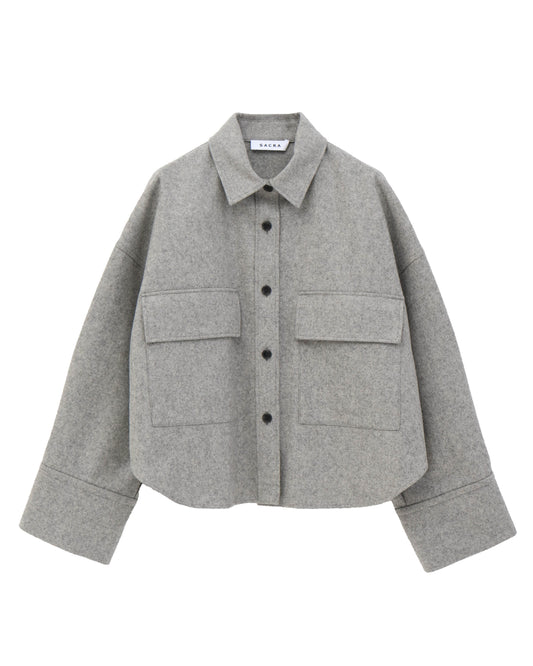 H.COUNT FLANNEL SHIRT JACKET