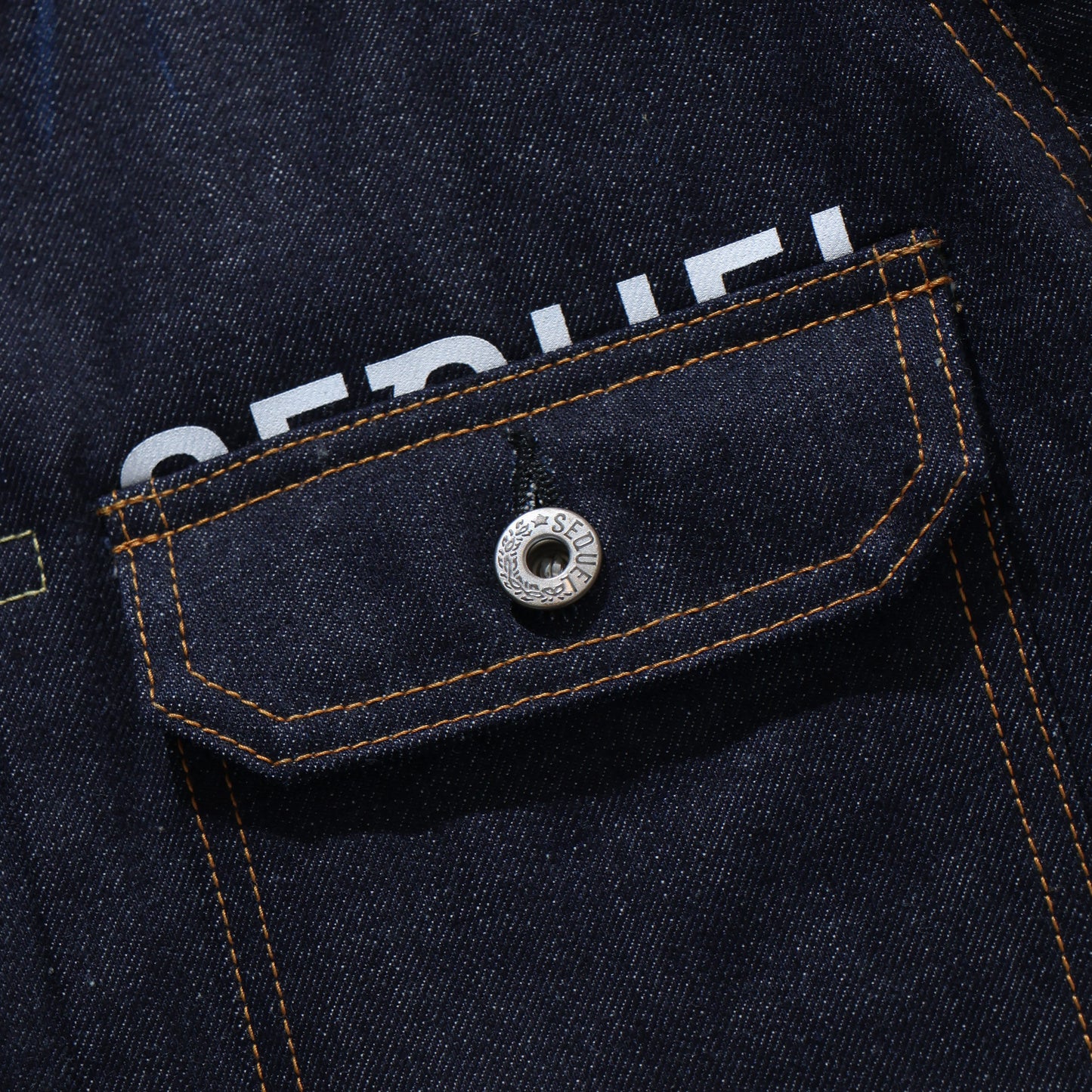 "FRAGMENT × SEQUEL" RIGID SOLID BODY DENIM JACKET