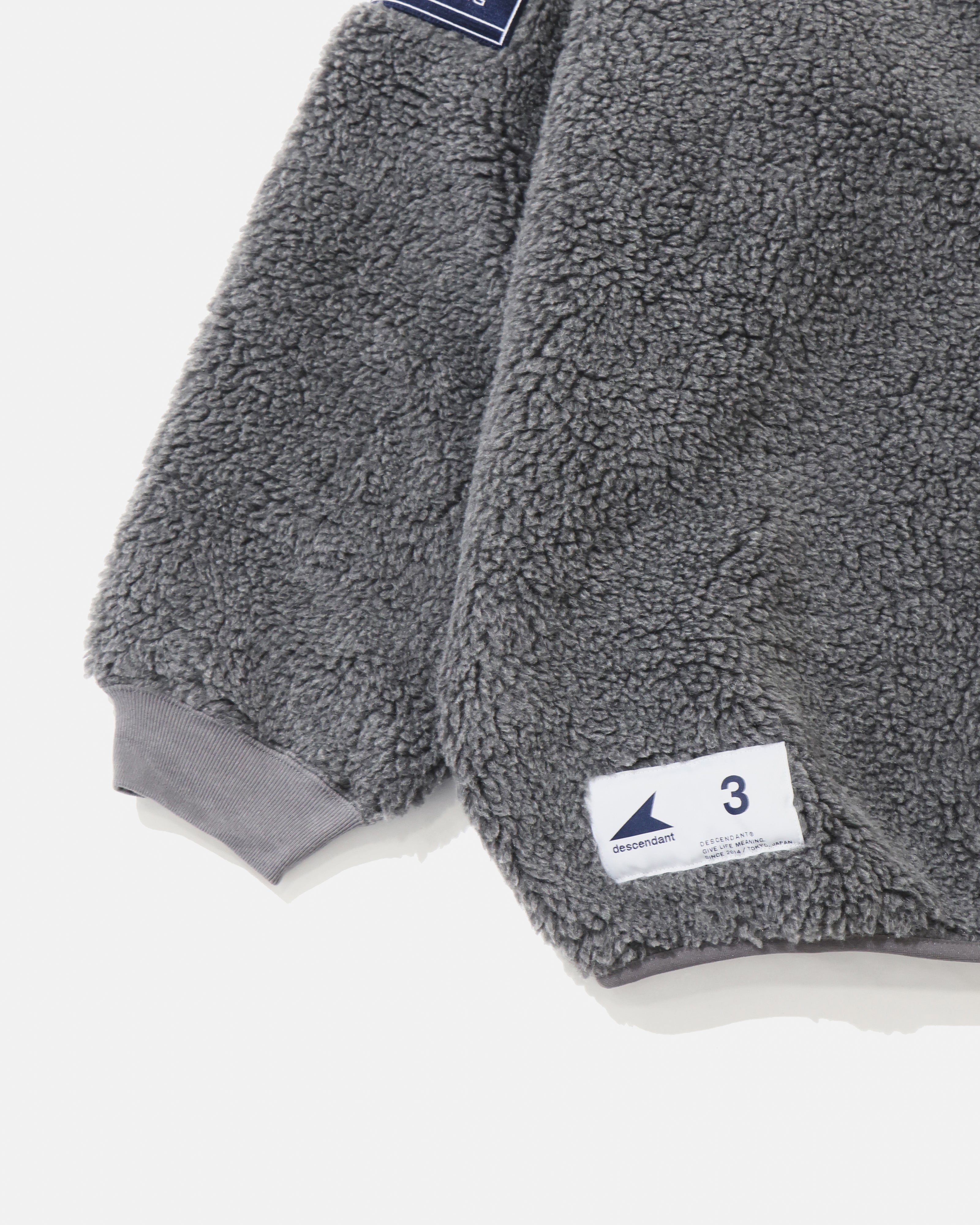 HORIZON FLEECE CREW NECK GRAY – TIME AFTER TIME