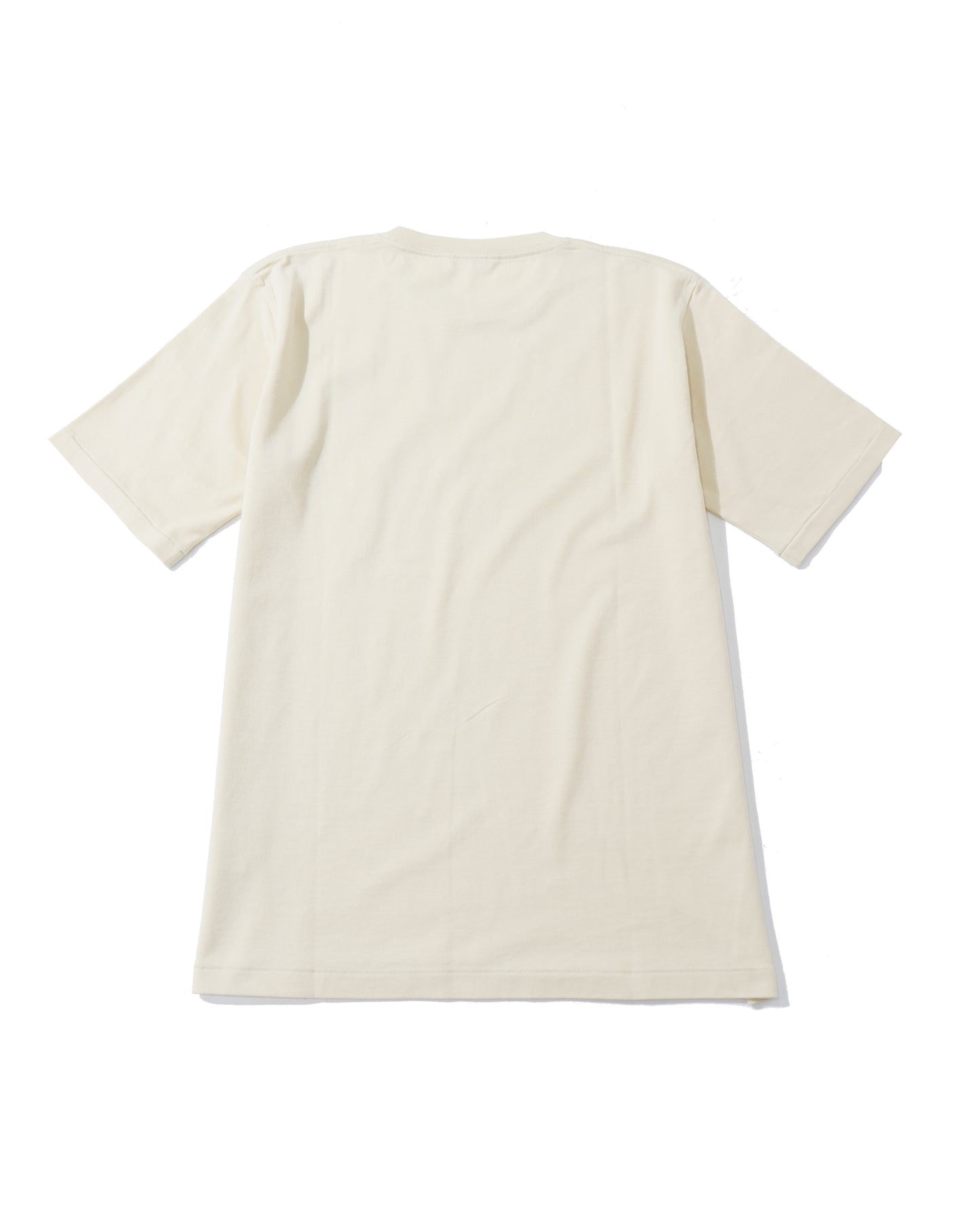 LUSTER PLAITING TEE IVORY BEIGE