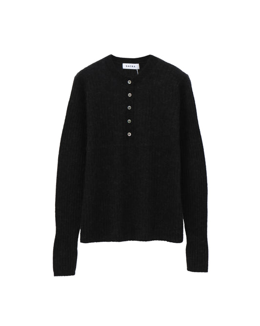 EXTRA FINE MOHAIR RIB TOP