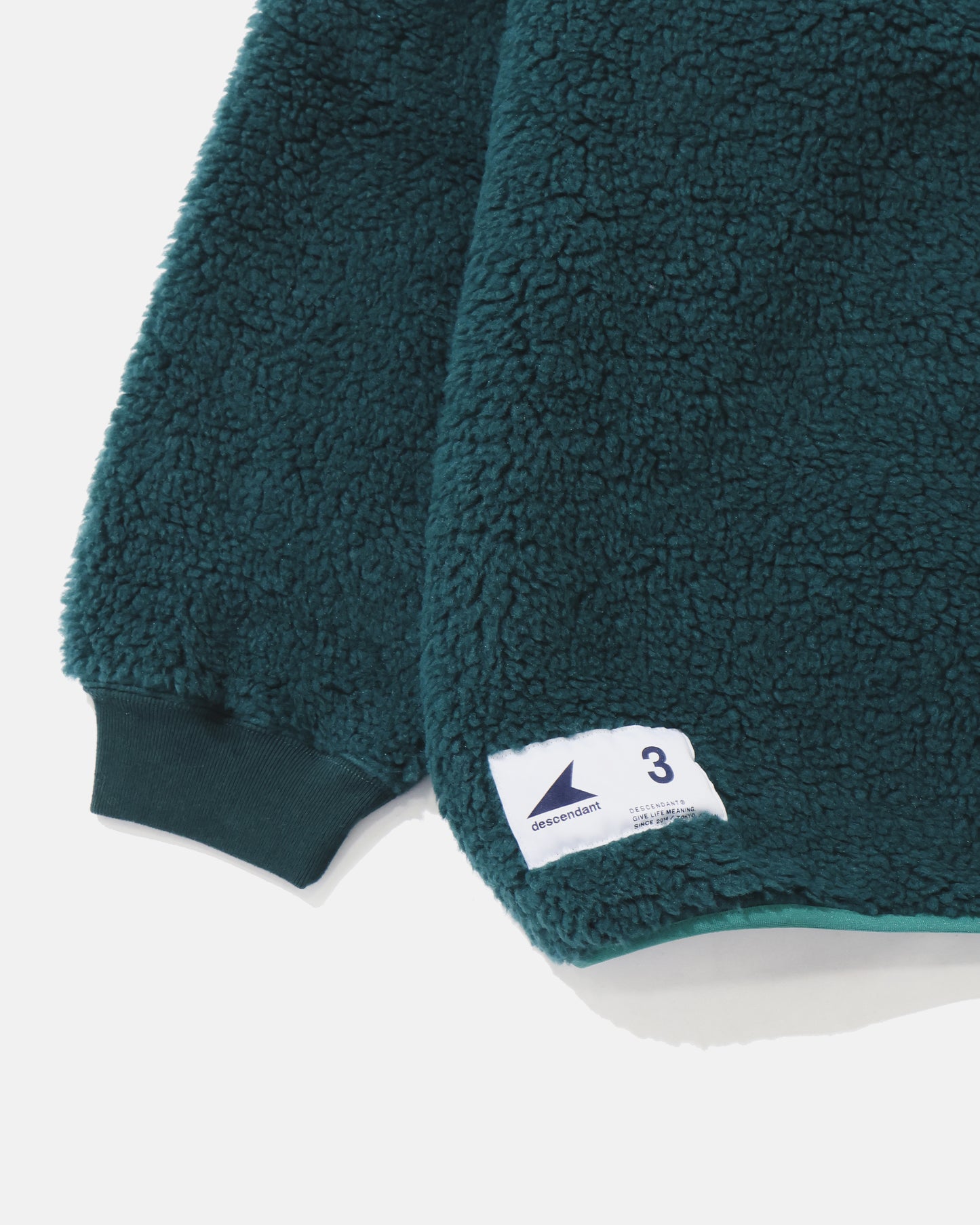 HORIZON FLEECE CREW NECK  GREEN