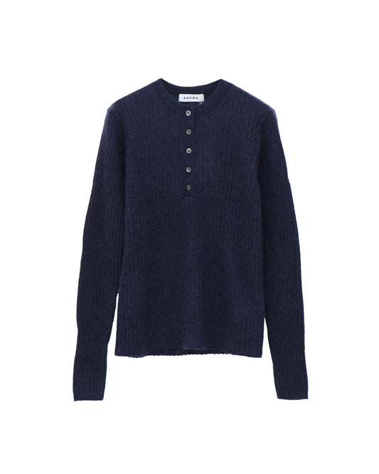EXTRA FINE MOHAIR RIB TOP