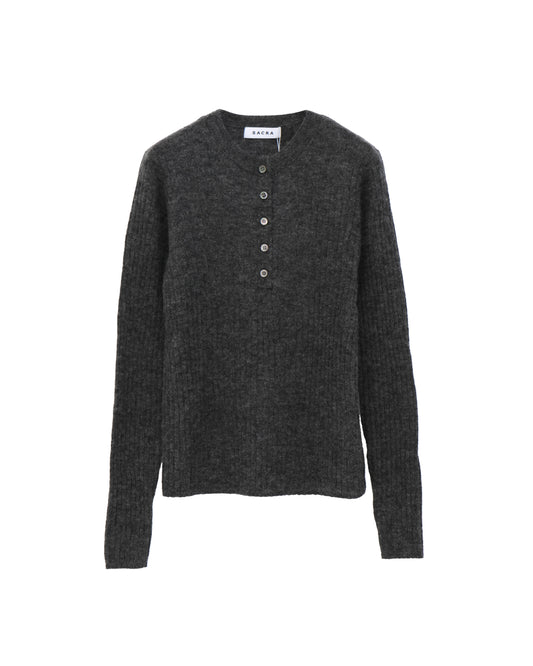 EXTRA FINE MOHAIR RIB TOP