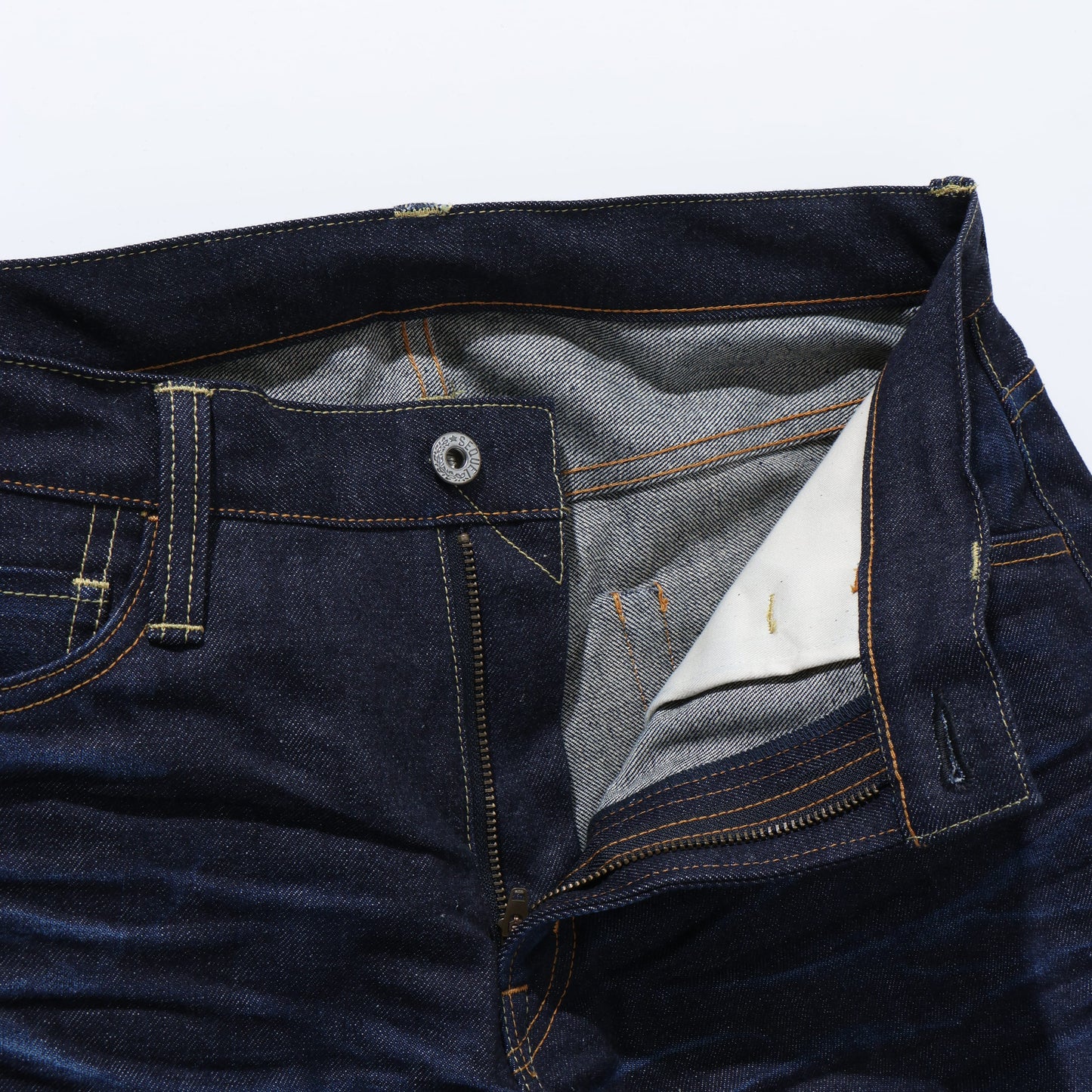 "FRAGMENT × SEQUEL" RIGID SOLID BODY DENIM PANTS