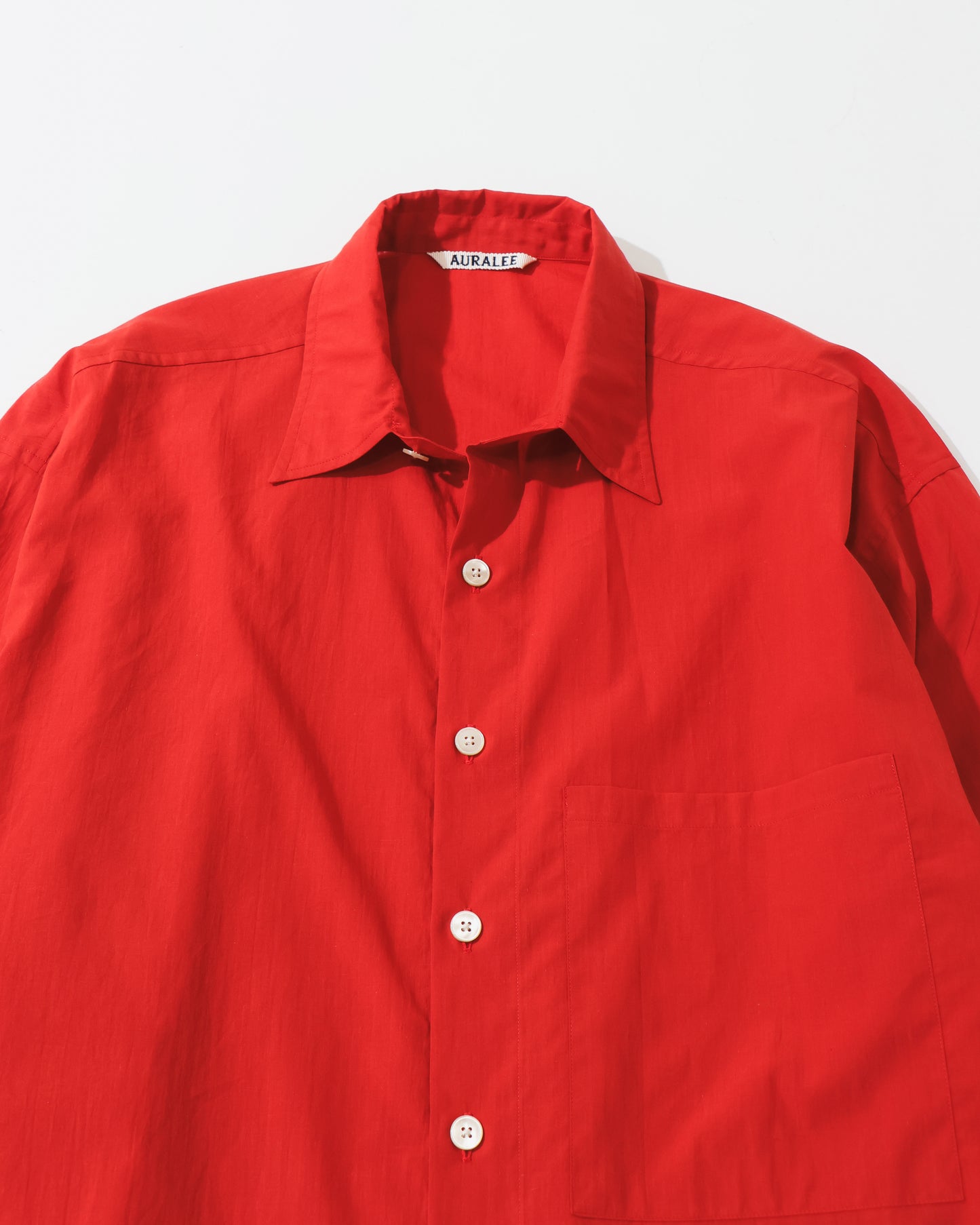 SUPER FINE COTTON LAWN SHIRT RED
