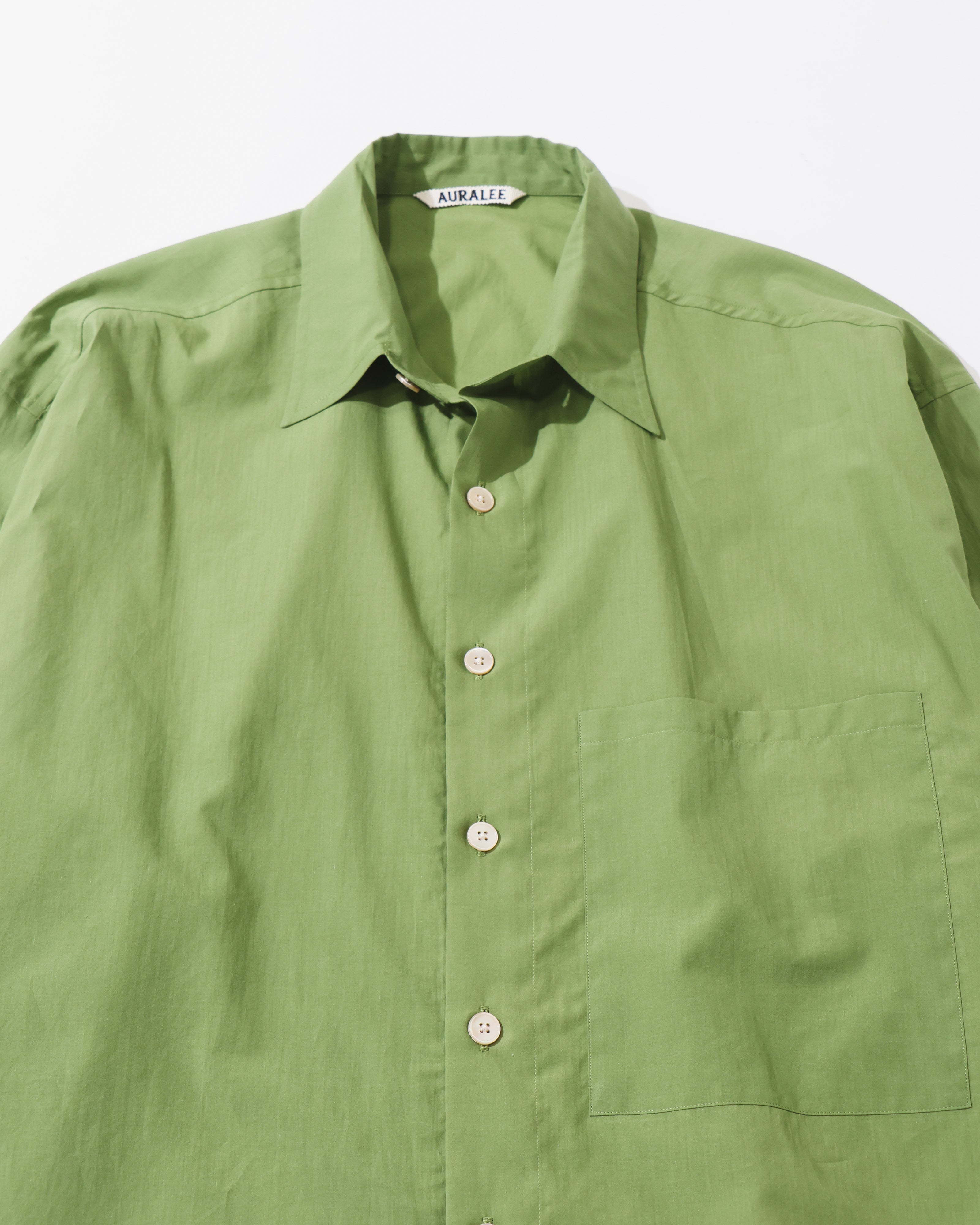 SUPER FINE COTTON LAWN SHIRT DUSTY GREEN – TIME AFTER TIME