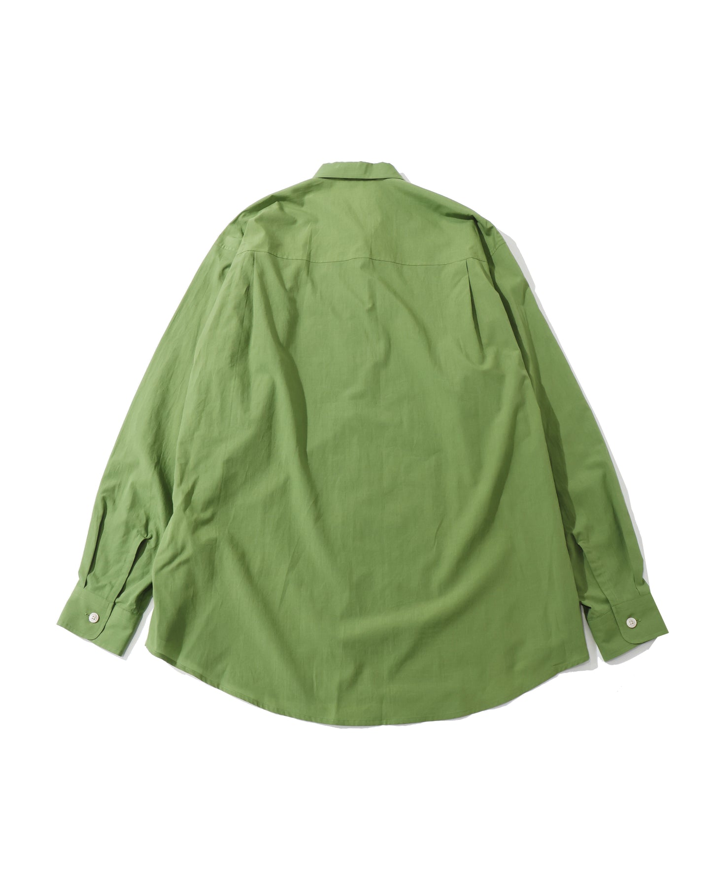 SUPER FINE COTTON LAWN SHIRT DUSTY GREEN