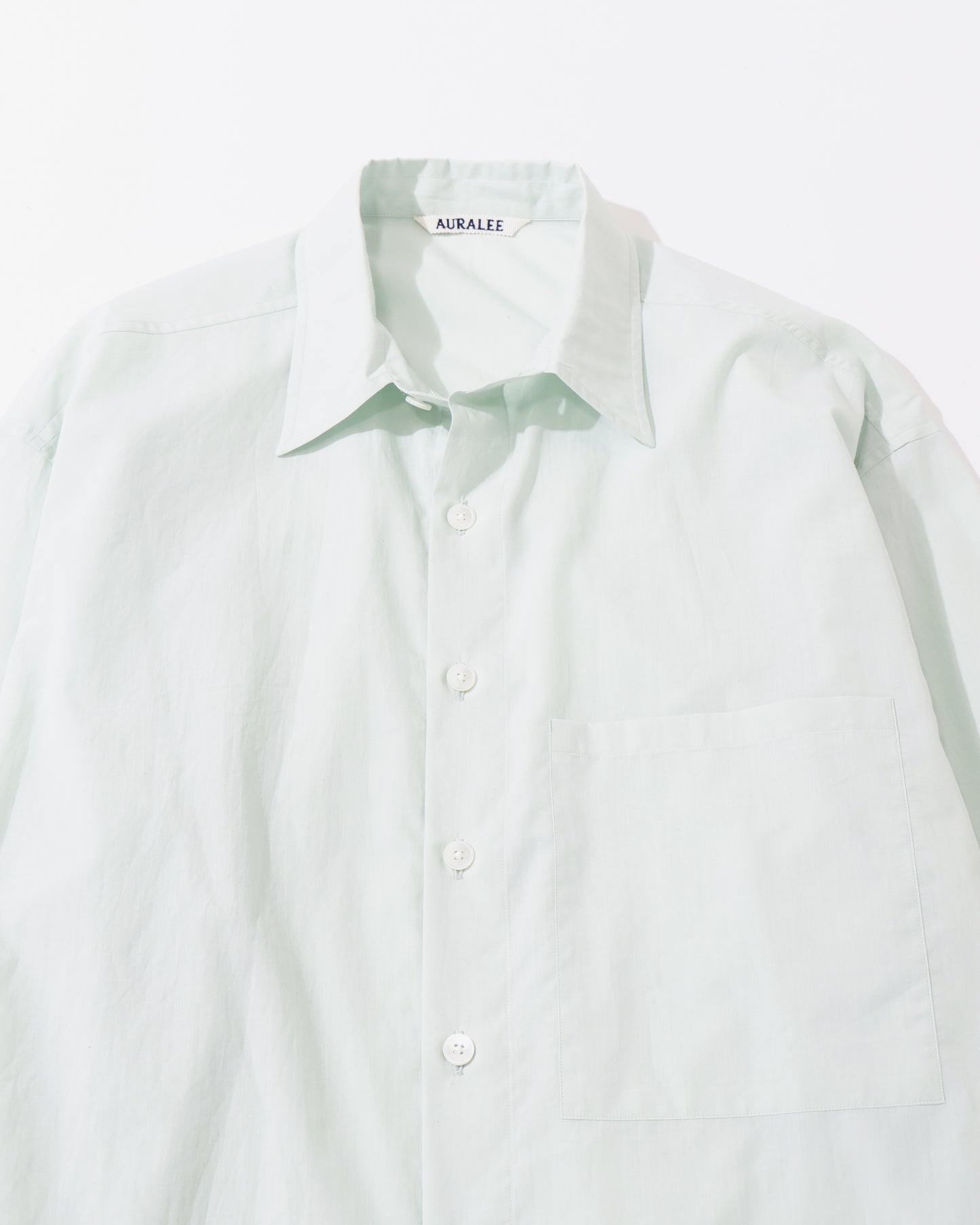 SUPER FINE COTTON LAWN SHIRT PALE BLUE
