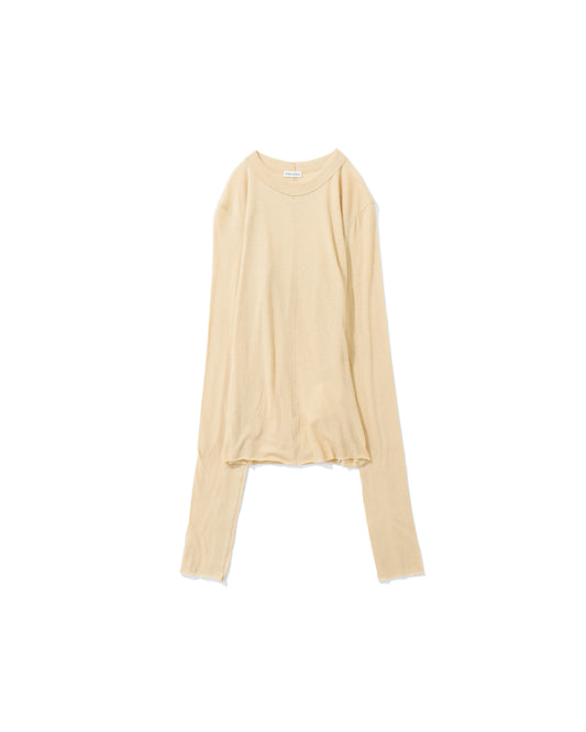 Cotton Cashmere Long Sleeve Tee