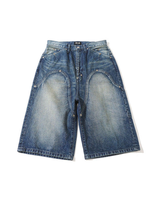 NEWCOMMUNE Baggy  Denim Shorts