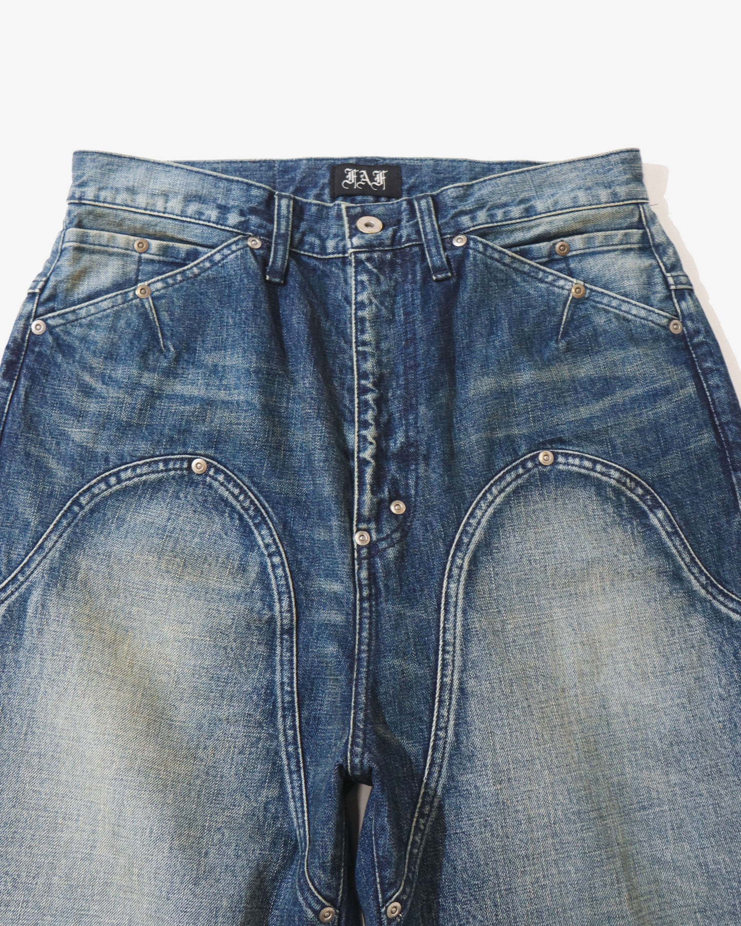NEWCOMMUNE Baggy  Denim Shorts