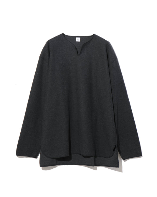 Rough&Smooth Thermal Over Neck L/S HeatherCharcoal