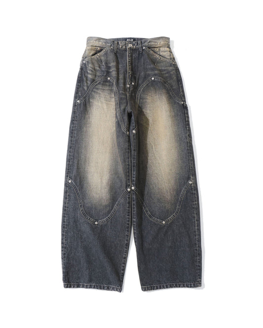 NEWCOMMUNE Baggy Denim Pants