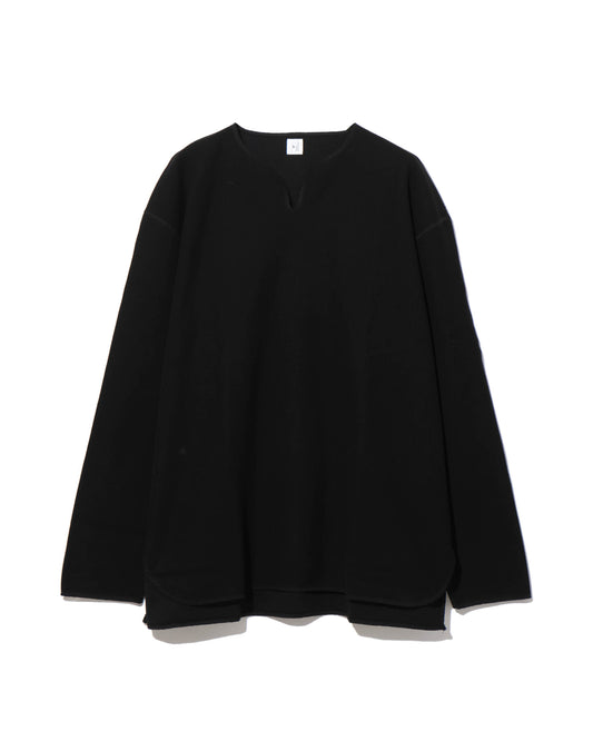 Rough&Smooth Thermal Over Neck L/S Black