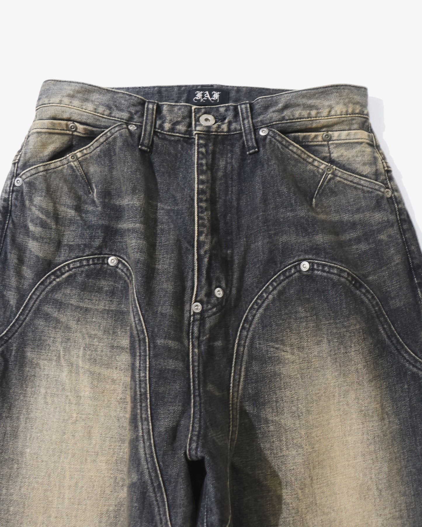 NEWCOMMUNE Baggy Denim Pants