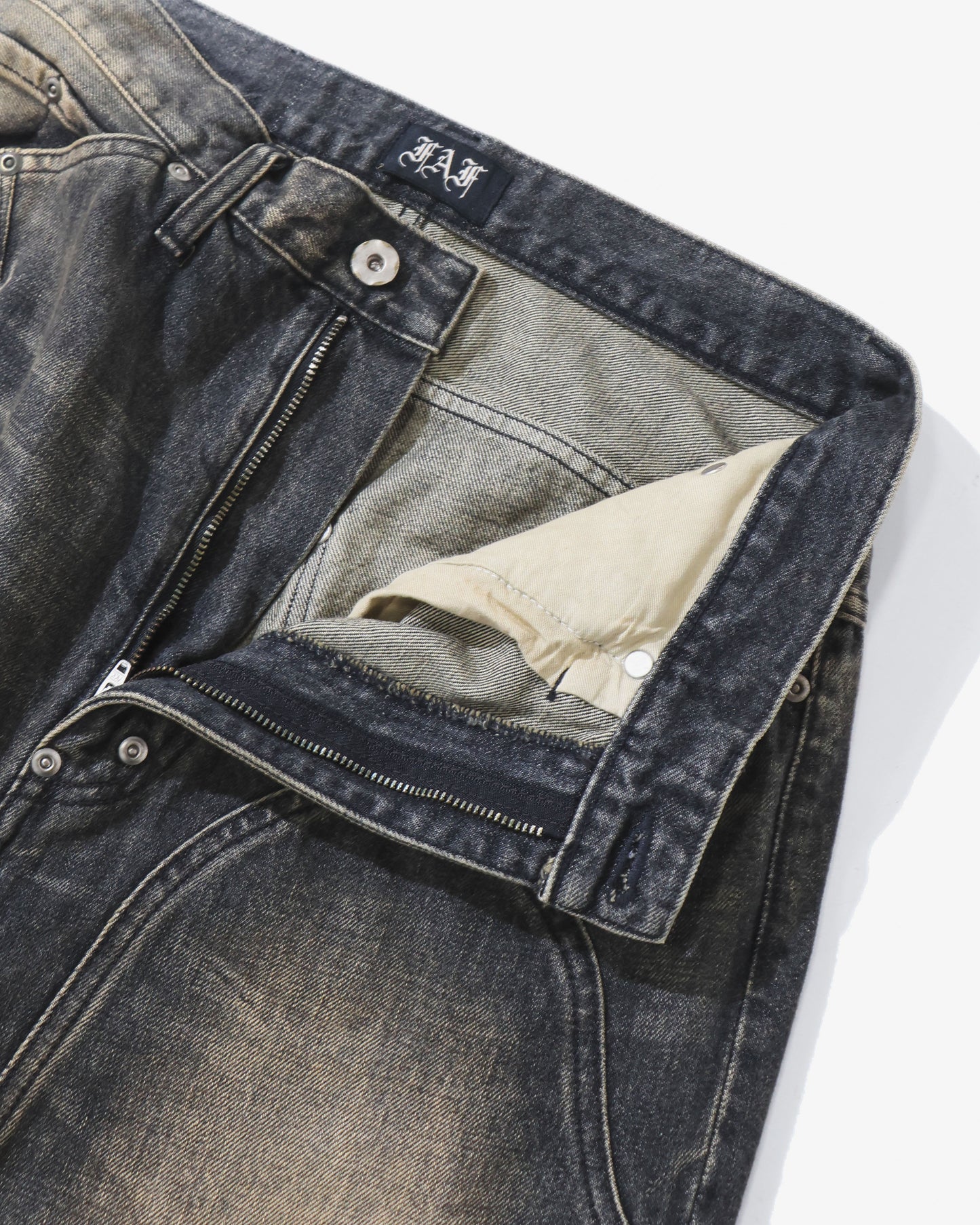 NEWCOMMUNE Baggy Denim Pants
